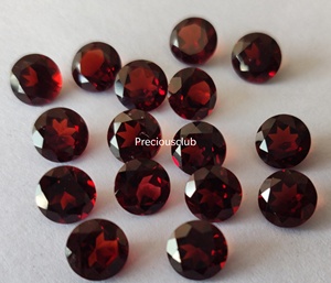 Granate Natural Redondo Facetado 10mm-Granate Rojo Suelto Calidad Superior - Product Image 3