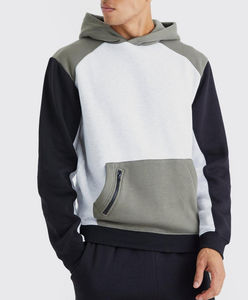 Survêtement de sport personnalisé de haute qualité à blocs de couleurs pour hommes survêtement à vêtements décontractés avec logo brodé personnalisé pour hommes - Product Image 3