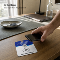 Kartu Ulasan Google NFC Tap to Review Chip NFC 213 yang Dapat Diprogram, PVC Tahan Air, Cetak Kustom untuk Restoran, Hotel, Kafe