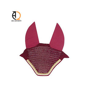 Protège-oreilles respirant en tissu pour chevaux de course, demi-couvre-tête anti-morsure - Product Image 5