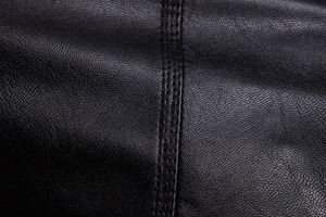 Veste en cuir avec ceinture Veste en cuir avec poignets réglables Veste en cuir avec poches multiples Vestes en cuir - Product Image 6