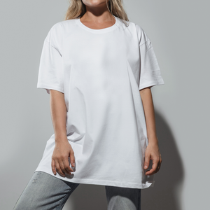 เสื้อยืดผู้หญิงผ้าคอตตอน-ไม้ไผ่ขนาดใหญ่ - Product Image 1