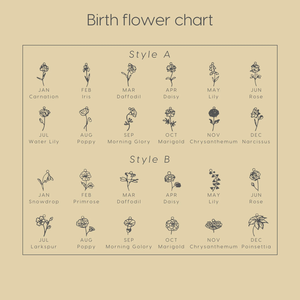 Ожерелье из нержавеющей стали с цветком рождения под заказ 18K позолоченный Сентиментальный лучший друг модный подарок ювелирные изделия - Product Image 6