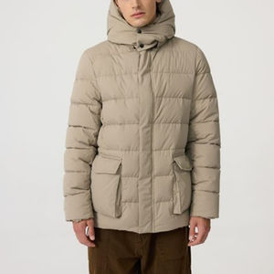 2026 Wholesale Men's Waterproof Windproof Breathable Stand <b>Fleece</b> Jacket Custom Logo High Quality Thick Bamboo Lining Winter - Product Image 1