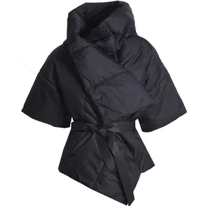 Made in italy half-sleeved down jacket in certified Italian wadding with kimono sleeves