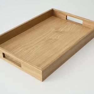 ถาดเสิร์ฟไม้ทำด้วยมือหรูหราจานไม้สำหรับตกแต่งบ้านและงานกิจกรรมสุดหรู - Product Image 1