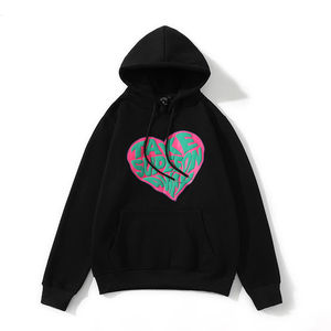 Sudadera con Capucha Personalizada de Alta Calidad, 100% Algodón, Otoñal, Ecológica, Unisex, Gruesa, con Estampado 3D en Relieve, Cierre Completo - Product Image 4