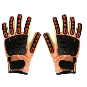 ถุงมือป้องกันการกระแทกระดับ5สำหรับคนงานเสื้อผ้านิรภัยอุตสาหกรรมสำหรับคนงาน - Product Image 4