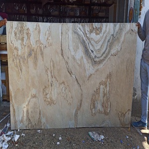 Chapa de piedra pizarra fina flexible decoración de pared 2mm de espesor chapa de piedra natural forma de bloque - Product Image 2