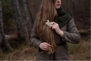 SANIYA HANDICRAFT Peines de Pelo de Hueso de Búfalo 100% Natural de la Mejor Calidad, Ecológicos, Pulidos, Blancos, Estilo Animal, Arte y Coleccionismo - Product Image 5