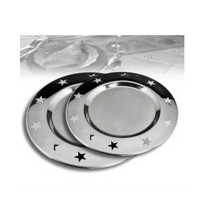 Charger Plates Wholesale Rose Gold China Black Silver Red White Party Handmade <b>Wedding</b> Technology Glass <b>Packing</b> Packaging Color - Product Image 2