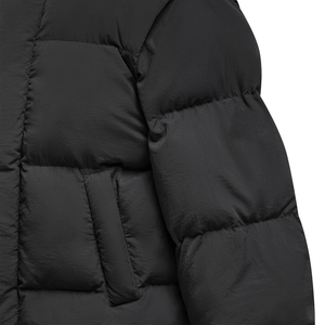 Custom Designed Men's Winter Waterproof Puffer Jacket Single <b>Button</b> Closure Stand Quick Dry Breathable Windproof Casual Style - Product Image 5