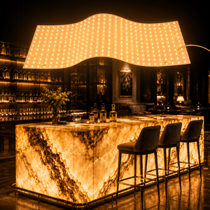 Lámina LED Flexible de Alta Eficiencia y Tamaño Personalizado, DC24V, para Retroiluminación de Encimeras de Piedra Ónix y Detalles Arquitectónicos - Product Image 1