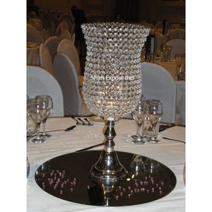 Bougeoir en cristal de fleur de Lotus pour la maison et le support décoratif de bougie de centres de table de mariage - Product Image 4