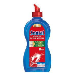 Somat Rinser + Drying Booster (500mL), <b>Dishwashing</b> Rinse Aid for Shiny and Dry Dishes, Additive to Dishwasher Cleaners - Product Image 3