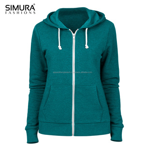 Sudaderas con Capucha para Mujer, Modernas, Elegantes, de Algodón, a la Moda, Cómodas, Lisas, de Talla Grande, con Cierre y Forro - Product Image 5