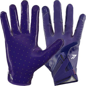 Gants de football américains antidérapants de haute qualité avec paume collante, service OEM pour les joueurs de ligne, gants de football durables, fabricant - Product Image 5