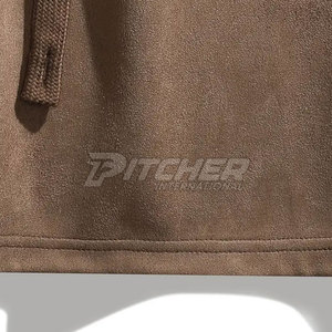 กางเกงขาสั้นซับเหงื่อของผู้ชายแบบคลาสสิก100% ผ้าฝ้ายสีพื้นลำลองยืดหยุ่นแห้งเร็วเป็นมิตรกับสิ่งแวดล้อมน้ำหนักเบาออกแบบมาเพื่อความสบายง่าย - Product Image 5