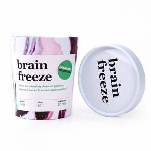 Cylindre de boîte de gel de cerveau de papier d'art écologique de 2mm sur mesure carton Kraft UV avantage feuille gaufrage spécifications - Product Image 2