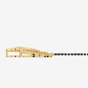 Mangalsutra en or 14 carats pour femmes avec diamant cultivé en laboratoire, bijoux culturels de collection - Product Image 3