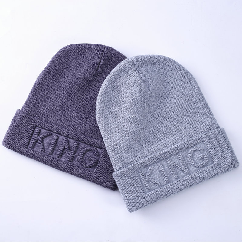 Winter Beanies - Custom Logo Embossed Beanie DLL419