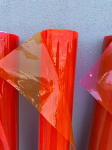 Rouleau de feuille de PVC translucide teinté vibrant | Film vinyle coloré transparent flexible pour sacs et emballages | Rouleau de polymère de qualité supérieure - Product Image 6