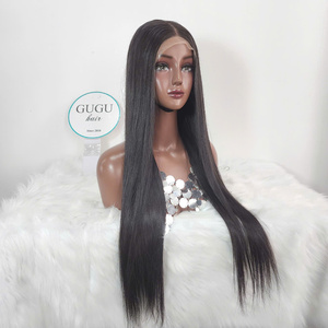 100% pelucas de cabello humano recto de hueso de Color Natural vietnamita crudo doble dibujado largo proveedor de Vietnam - Product Image 1