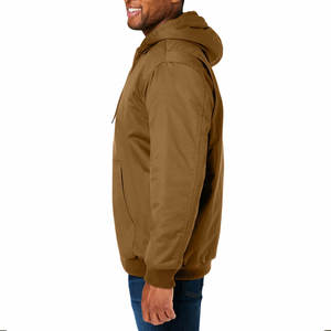 Sudadera con Capucha de Forro Polar de Poliéster, Resistente, Bordada, para Invierno, Ropa Deportiva para Exteriores, Corte Regular, Estilo Casual para Hombre, Estilo Urbano, de Secado Rápido - Product Image 3