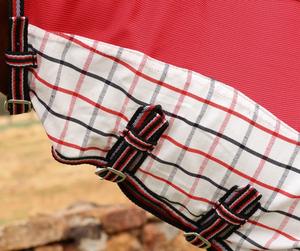 Couverture anti-mouches respirante de qualité supérieure pour chevaux avec cache-cou amovible - Protection UV et anti-insectes - Couverture de protection en maille pour chevaux - Product Image 5