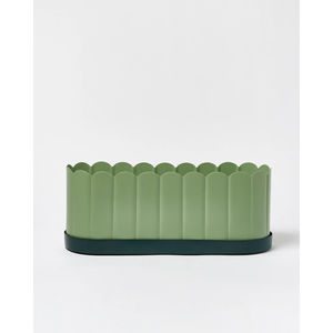 Jardinière murale en cuivre massif, design admirable, grande et simple, avec supports muraux, jardinières décoratives vintage pour la décoration extérieure - Product Image 2