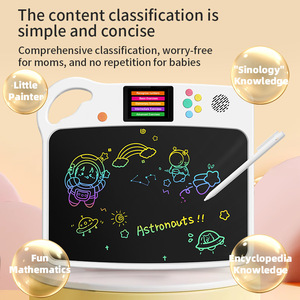 Cuscinetti per scrittura digitali LCD a doppio schermo per scrittura magica tavoletta penna stilo con scheda di apprendimento interattivo regalo per studenti dotati - Product Image 4