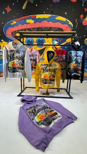 Sweat-shirts à capuche personnalisés pour hommes, imprimés et brodés, multicolores, 100% coton, OEM, streetwear de haute qualité - Product Image 5
