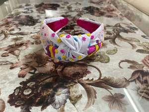 Designer Women's Turban Style Hairbands Stylish Indian Handwork <b>Velvet</b> Hairbands Trendy <b>Velvet</b> Hairbands for Women - Product Image 4