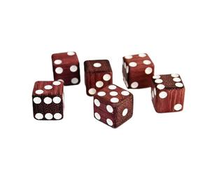 Dados de Madera Cuadrados de 6 Caras de Alta Calidad, 20 mm, Acabado Liso, Clásicos con Puntos, Hechos a Mano, Ecológicos, Premium, para Juegos Familiares - Product Image 5