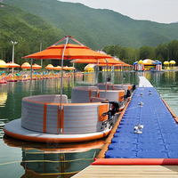 Bateau de barbecue flottant gonflable portable pour les barbecues à eau et le plaisir en plein air en famille
