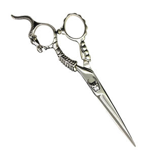 กรรไกรมีด้ามจับแฟนซีกรรไกรตัดผมมังกรพรีเมี่ยมกรรไกรมือขวาสำหรับการตัดอย่างแม่นยำ - Product Image 3