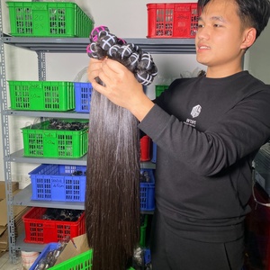 ผมต่อทำจากผมมนุษย์แบบสองหัวเครื่องทำผมบริสุทธิ์จากเวียดนาม - Product Image 3