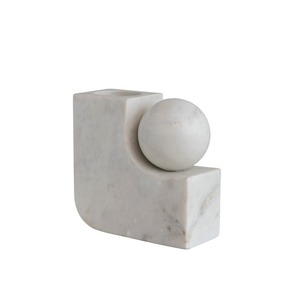 Luxury Ceramic Candle <b>Jar</b> with <b>Marble</b> Accents Stylish Holder for Weddings and Events From India for Sale - Product Image 3