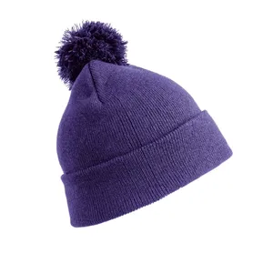Chapeau en laine à pompon promotionnel pour merchandising personnalisé - Product Image 4