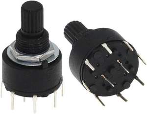 Interruptor Giratorio de Metal y Plástico - Product Image 2