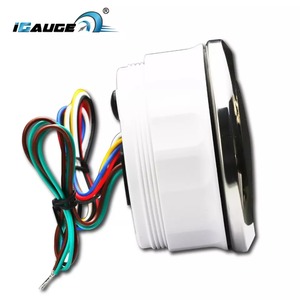 Medidor Multifunción de 85 mm 4 en 1 para Coche y Camión con Función de Advertencia, Indicador de Presión de Aceite, Nivel de Combustible, Voltaje y Temperatura del Agua en Negro - Product Image 2