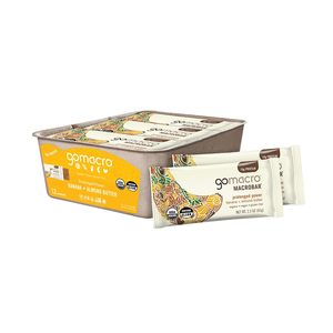 GoMacro MacroBar Organic Vegan <b>Protein</b> Bars - Banana + Almond Butter, (2.3 Ounce Bars, 12 Count) - Product Image 1