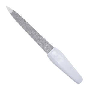 Lima de uñas de doble cara de alta calidad de acero inoxidable impresa personalizada de doble cara para uñas acrílicas naturales duraderas y duraderas - Product Image 3