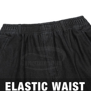 Jeans droits en polaire pour hommes coupe-vent et respirants pour la saison d'hiver, lavage moyen, vente en ligne, vente en gros personnalisée - Product Image 3