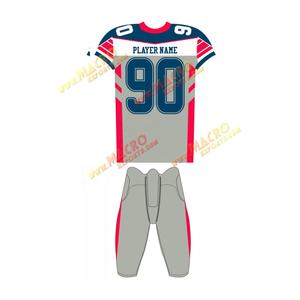 Customized American <b>Football</b> Uniform 100% Polyester UV Protection Comfortable Sports Wear Custom Color Team Name Logo Plus <b>Size</b> - Product Image 3