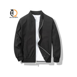 <b>Men's</b> <b>Lightweight</b> Canvas Winter Windproof Zip-up Bomber <b>Jacket</b> (<b>S</b>-3XL) - Product Image 2