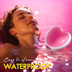 Vibratore aspirante a forma di cuore da donna Sex Toy 9 modalità USB alimentatore clitoride capezzolo stimolatore G-Spot doppio Dildo vibratore - Product Image 3