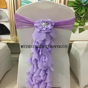 Funda de silla de boda blanca para banquetes, eventos, fiestas y ceremonias a precio directo de fábrica - Product Image 4
