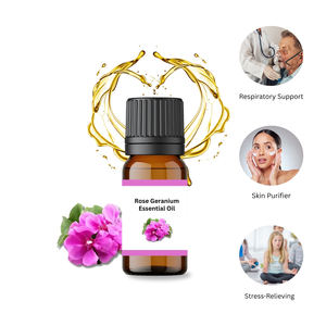 Aceite esencial puro a granel, aceite de árbol de té y geranio para el cuidado corporal para la piel y el perfume, ingredientes de aromaterapia a base de plantas - Product Image 4