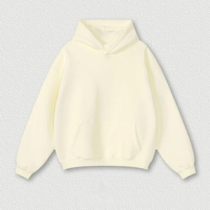 Sweat-shirt à capuche personnalisé en polyester/coton pour homme, conception OEM, épais, respirant, technique de teinture unie pour l'hiver - Product Image 3